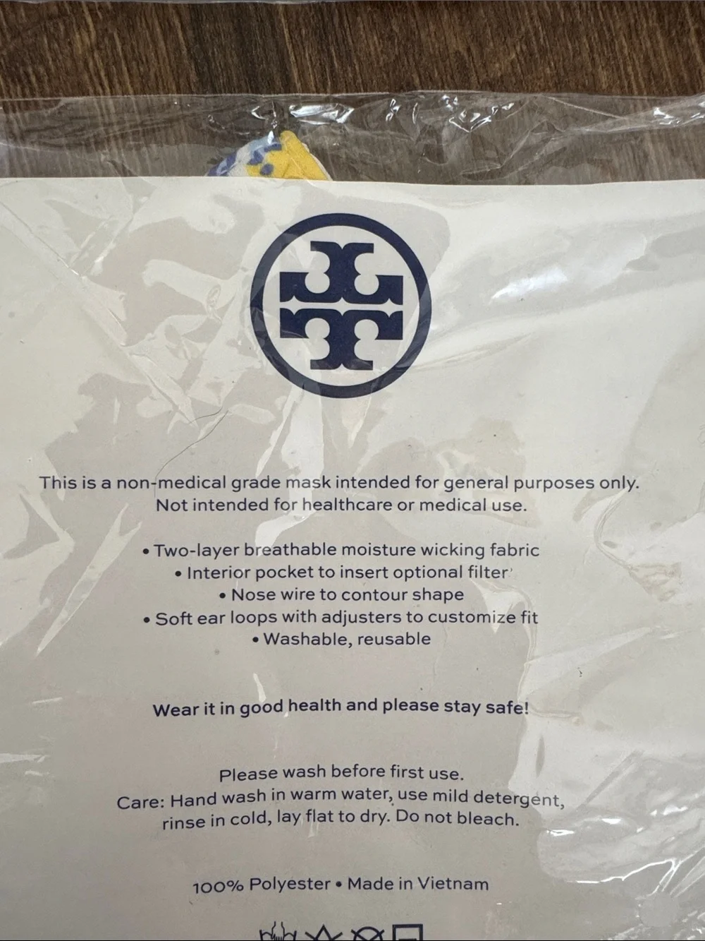 Tory Burch face masks